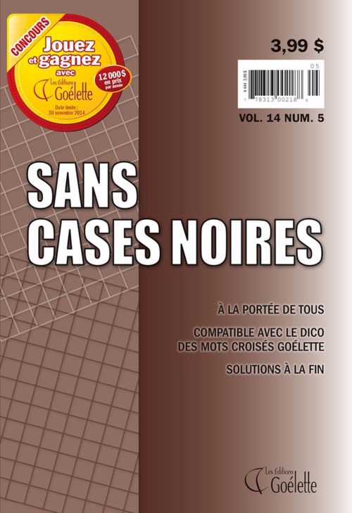 Sans cases noires Vol.14 Num.5