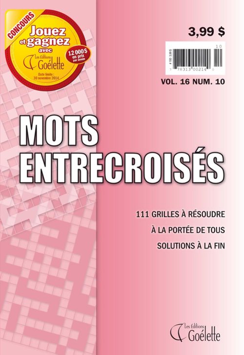 Mots entrecroisés Vol.16 No 10