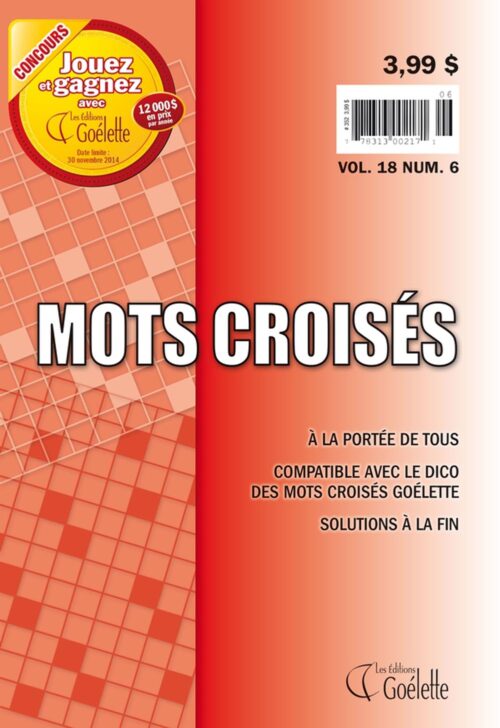 Mots croisés Vol.18 Num.6