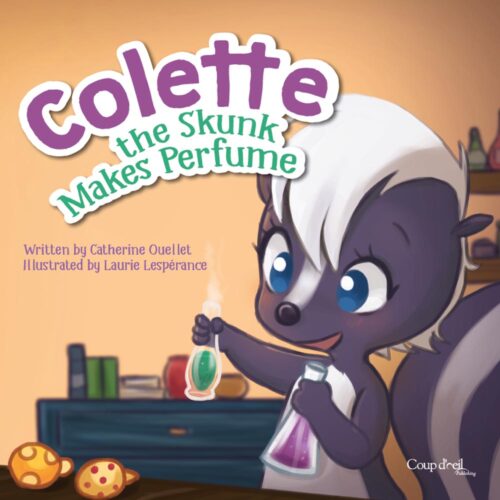 Colette the skunk makes perfume