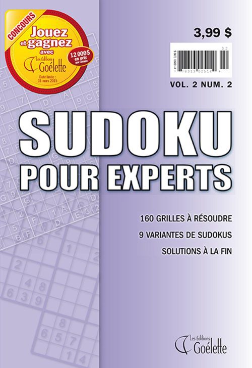 Sudokus experts Vol.2 No 2