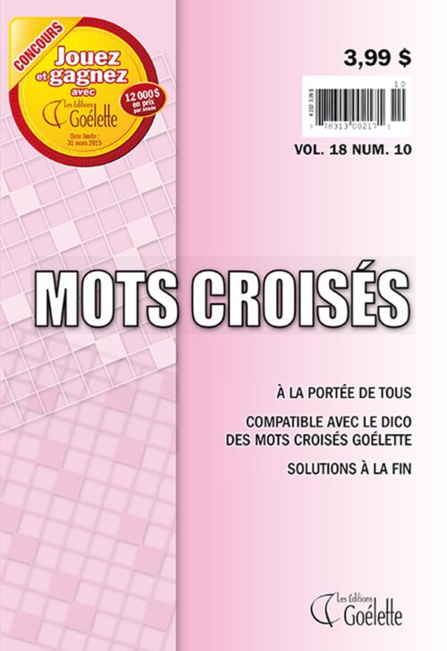 Mots croisés Vol.18 No 10