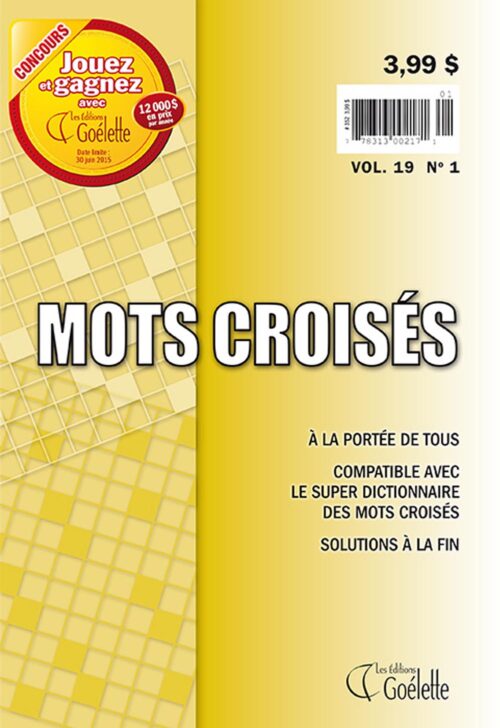 Mots croisés Vol.19 No 1