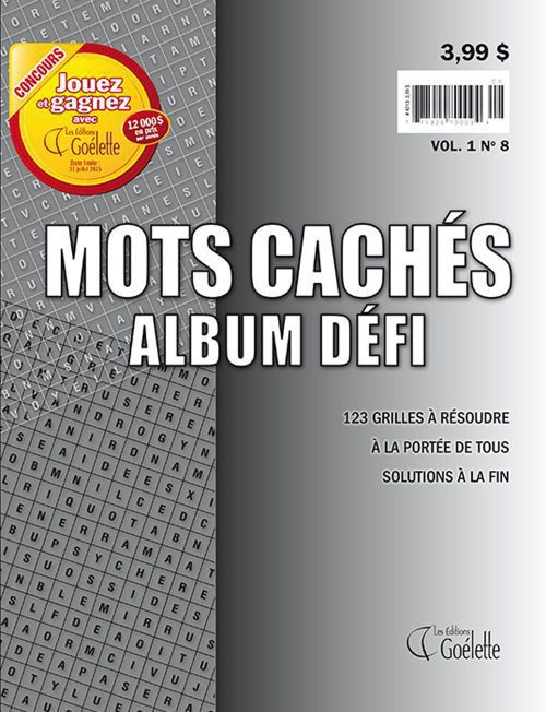 Mots cachés Album défi Vol.1 No 8