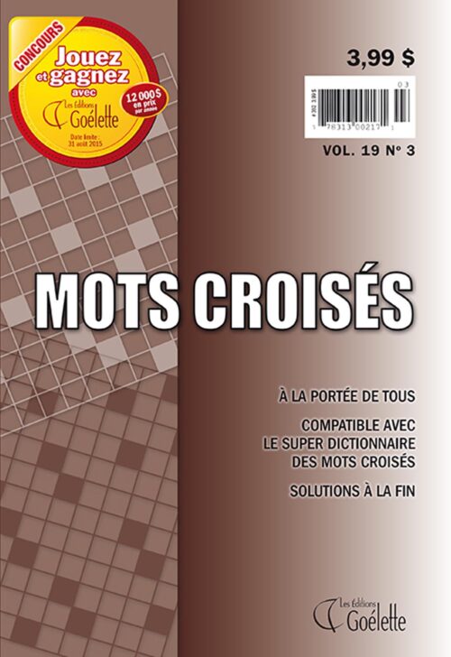 Mots croisés Vol.19 No 3