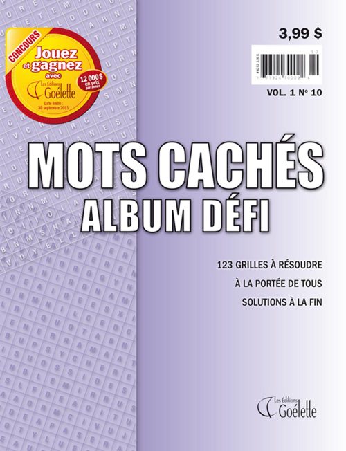 Mots cachés Album défi Vol.1 No 10