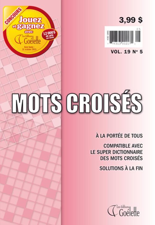 Mots croisés Vol.19 No 5