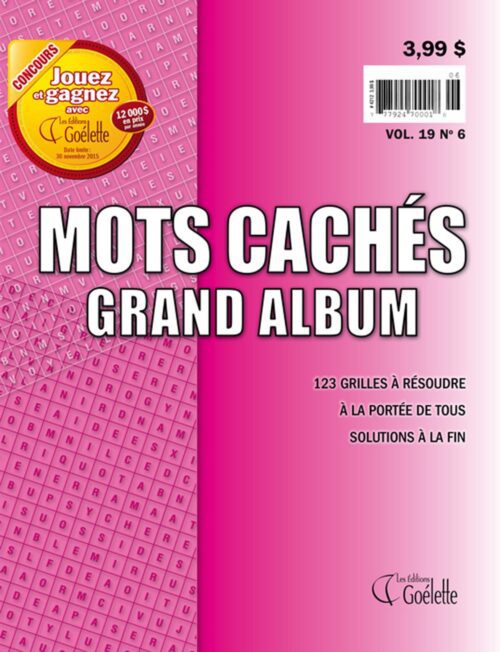 Mots cachés Grand album Vol.19 No 6