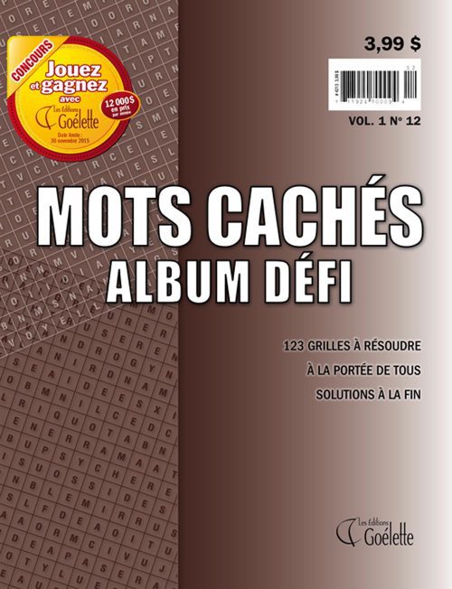 Mots cachés Album défi Vol.1 No 12