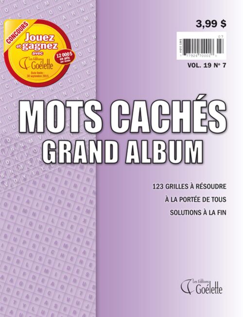 Mots cachés Grand album Vol.19 No 7