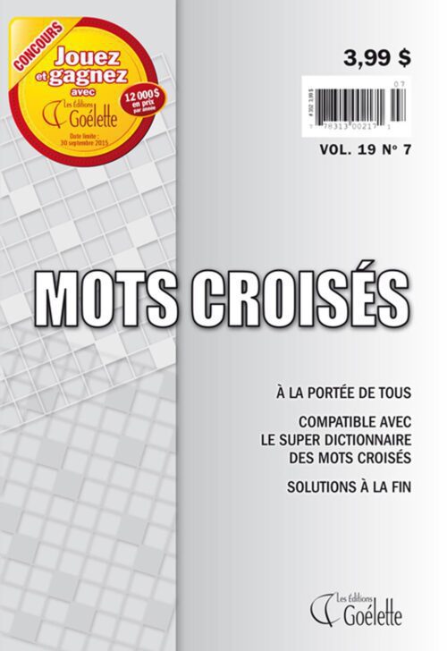 Mots croisés Vol.19 No 7