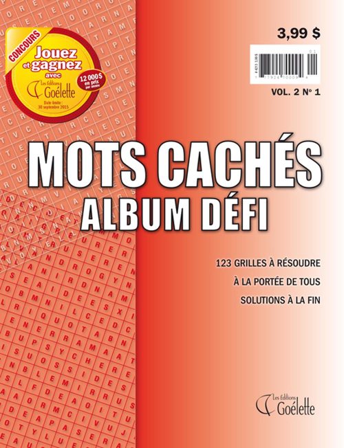 Mots cachés Album défi Vol.2 No 1