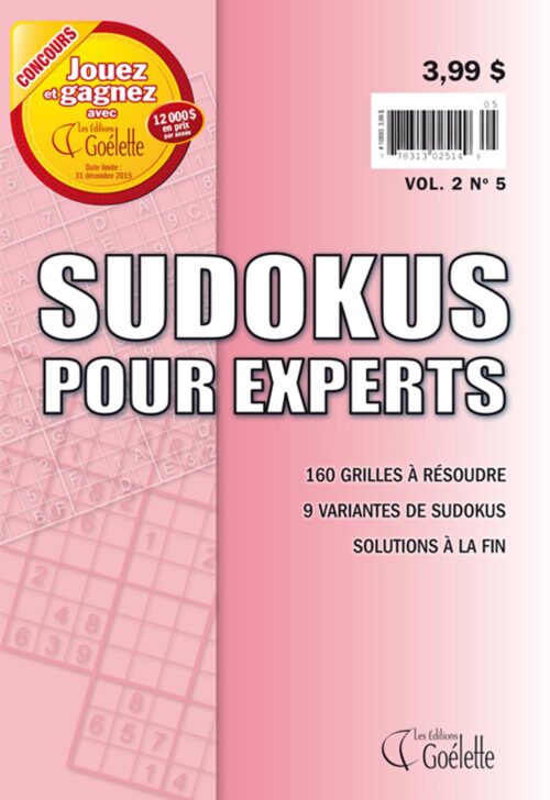 Sudokus experts Vol.2 No 5