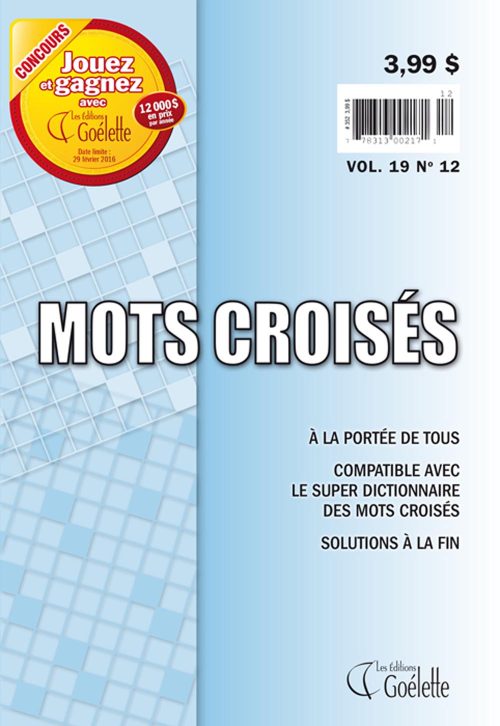Mots croisés Vol.19 No 12