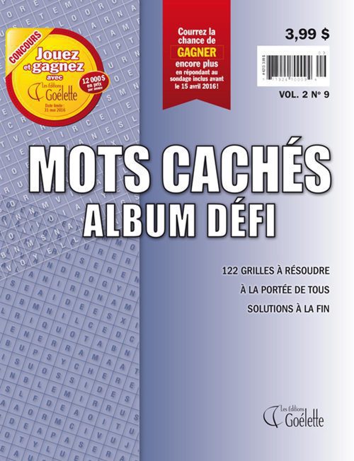 Mots cachés Album défi Vol.2 No 9