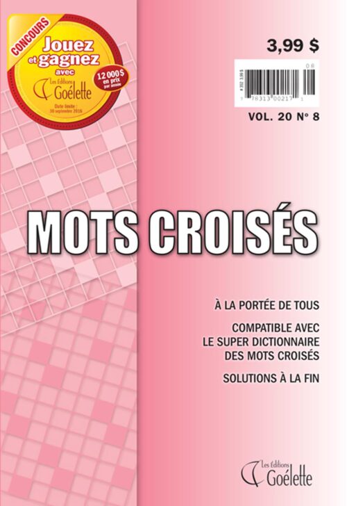 Mots croisés Vol. 20 Num. 8