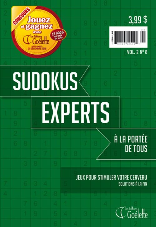 Sudokus experts Vol.2 No 8