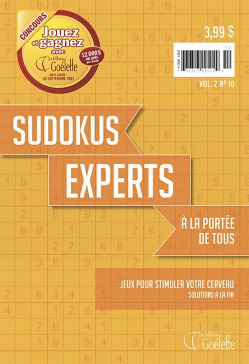 Sudokus experts Vol.2 No.10
