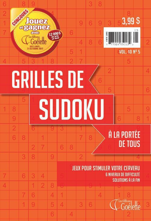 Grilles de Sudoku Vol.10 Num.5