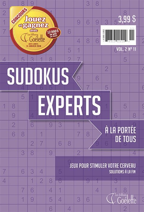 Sudokus experts Vol.2 No.11