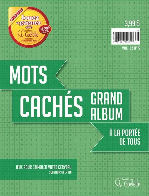 Mots cachés Grand album Vol.22 No.5