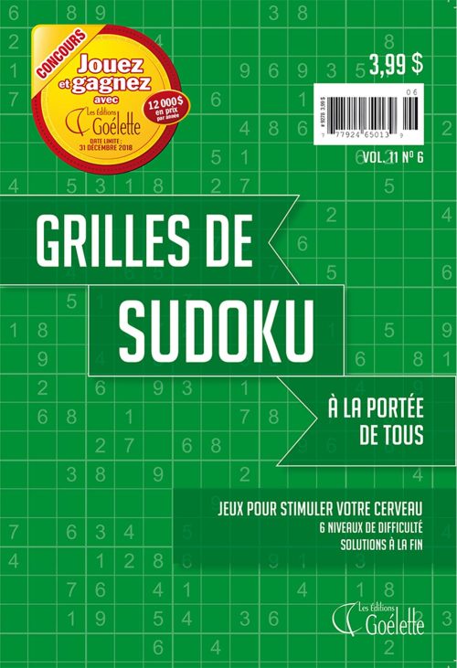 Grilles de sudoku Vol.11 No.6