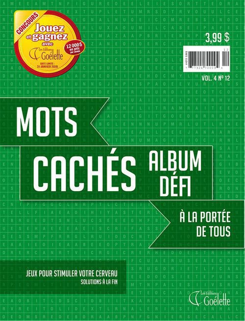 Mots cachés Album défi Vol.4 No.12