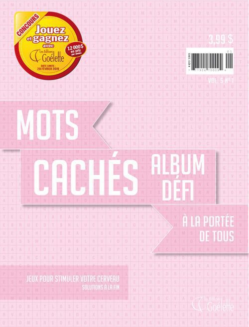 Mots cachés Album défi Vol.5 No.1