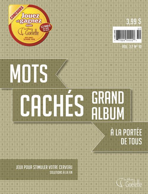 Mots cachés Grand album Vol. 22 N° 10