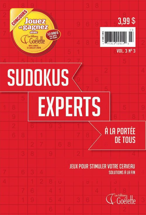 Sudokus Experts Vol. 3 N° 3