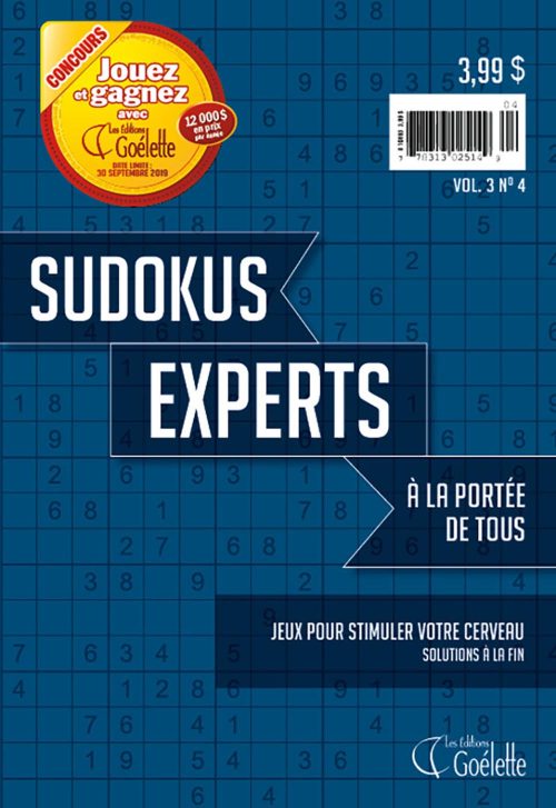 Sudokus experts Vol.3 No.4