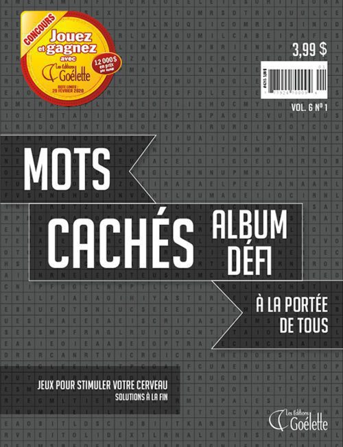 Mots cachés Album défi Vol. 6 No. 1
