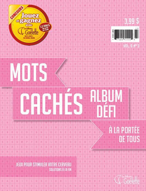Mots cachés Album défi Vol. 6 No. 3