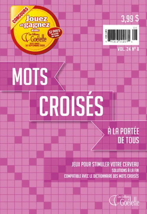 Mots croisés Vol. 24 No. 8