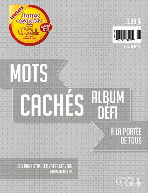 Mots cachés Album défi Vol. 6 No. 10