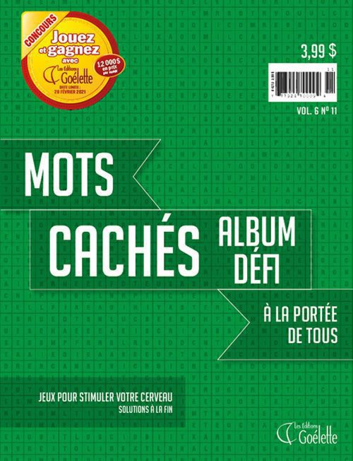 Mots cachés Album défi Vol. 6 No. 11