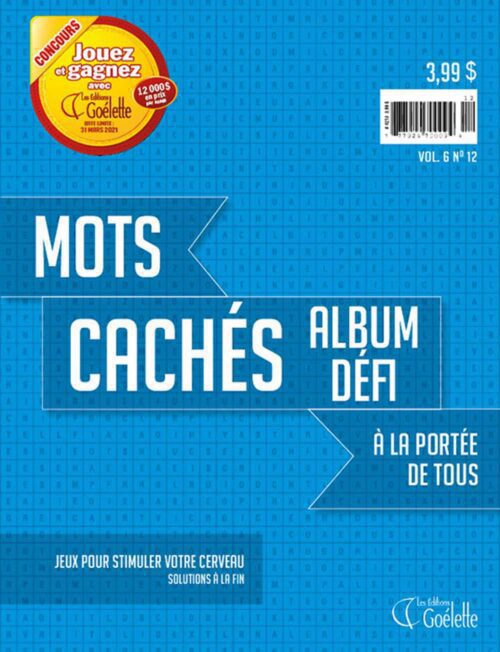 Mots cachés Album défi Vol. 6 No. 12