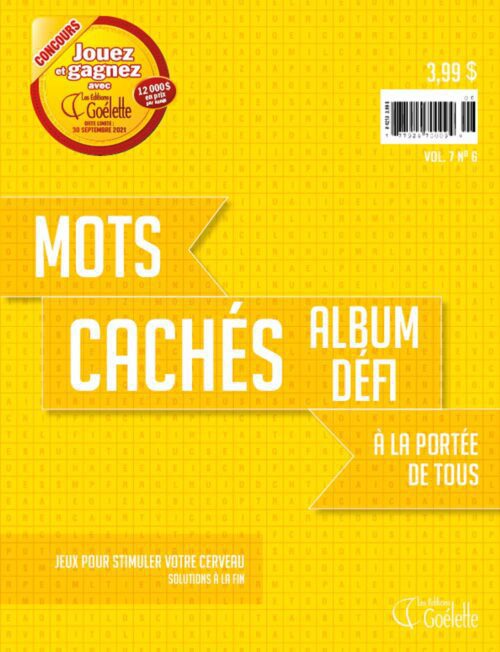 Mots Cachés Album Défi Vol. 7 N° 6