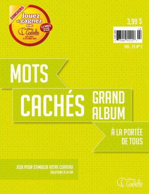 Grand album Mots Cachés Vol. 25 N° 2