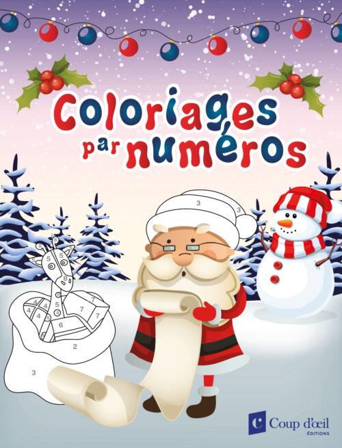 Coloriages par numéros Noël 2022 – Père Noël