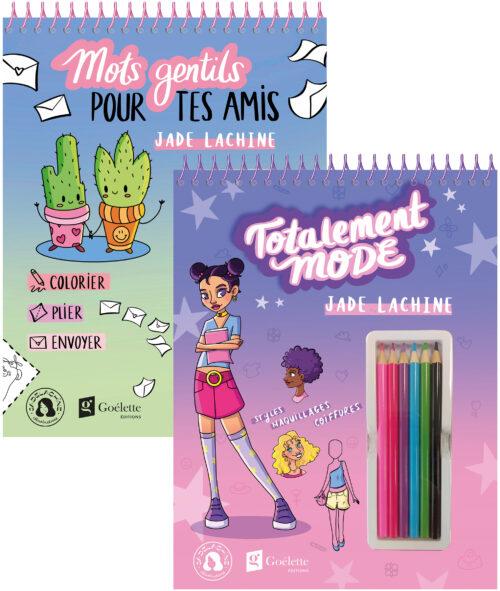 Les tablettes de coloriage de Jade Lachine
